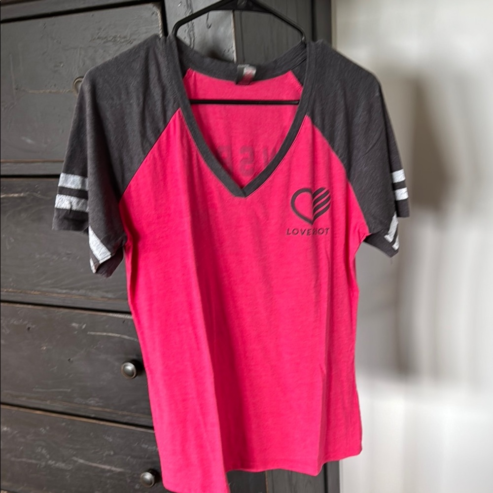 Love Riot Newsboy V-Neck T-Shirt